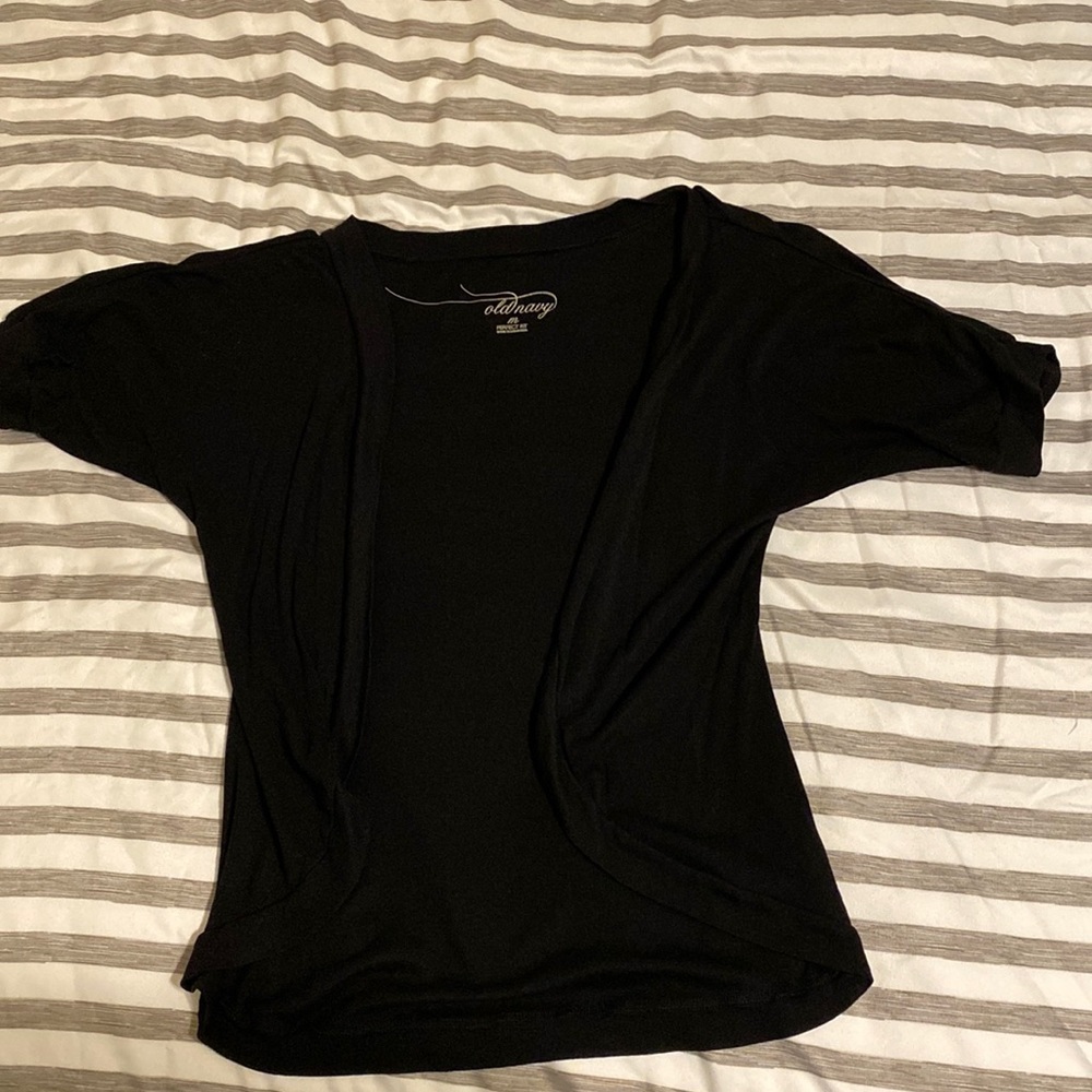 Black short sleeve cover